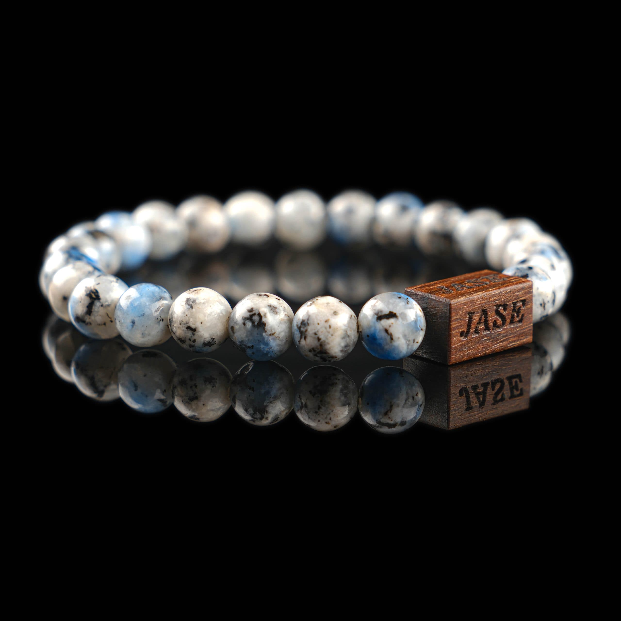 Sodalite & Wood Beaded Bracelet | Unisex Bracelet