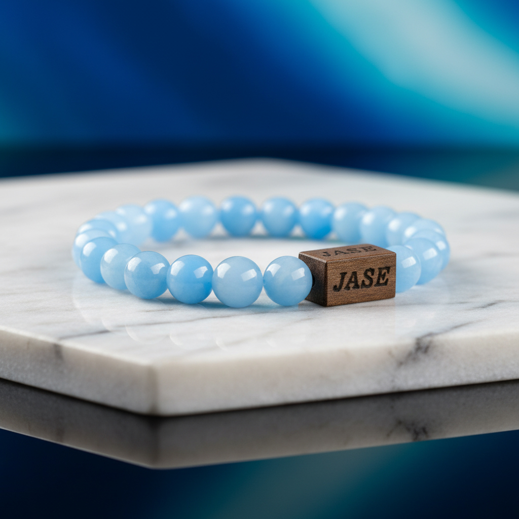 Blue Aquamarine Bracelet - Image 3
