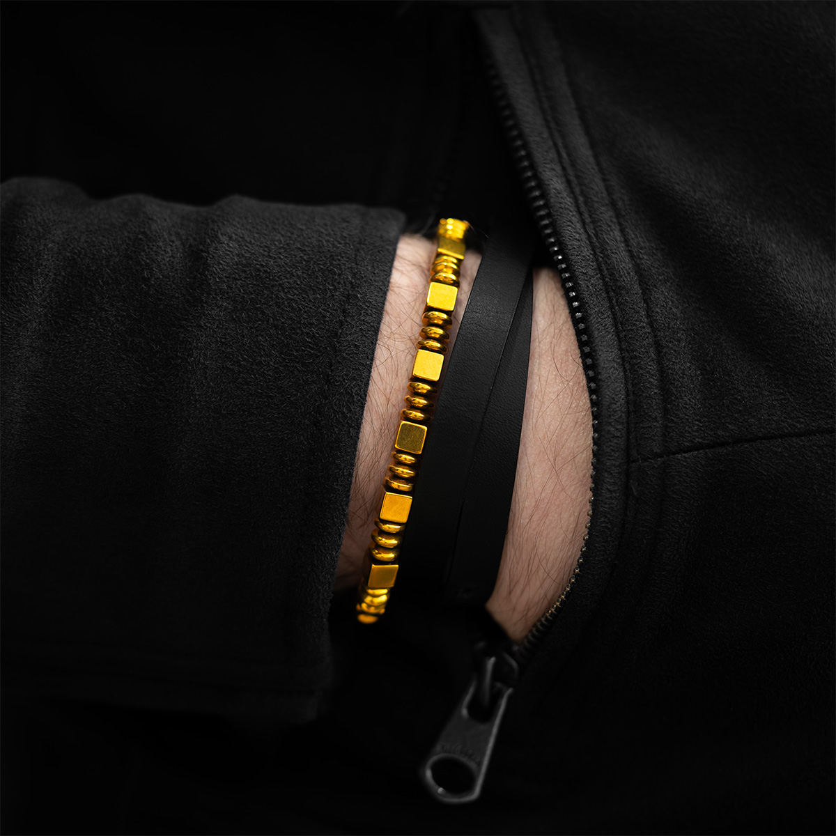 Men's Hematite Bracelet | HandMade - Image 2