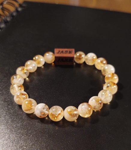 Click to view full screen Citrine Beaded Bracelet | Limited Collection photo review